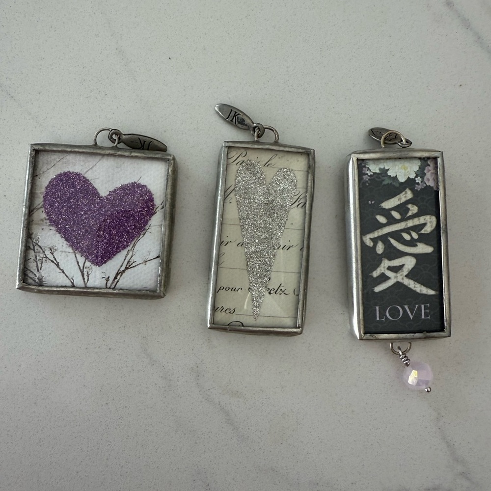 Set of three Jewel Kade pendants
